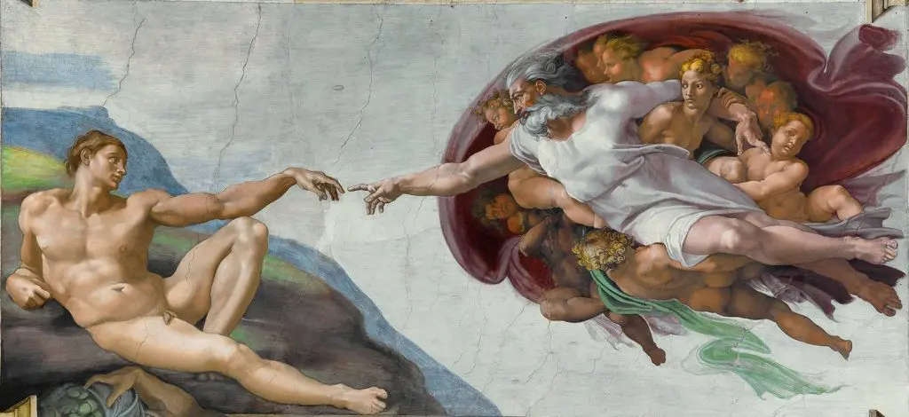 De schepping van Adam door God (Michelangelo)
