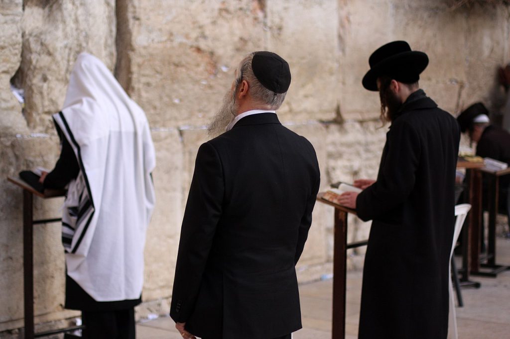 Joden bij de klaagmuur