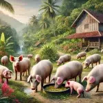 Tamme varkens in Maleisië droegen het Nipah-virus bij zich