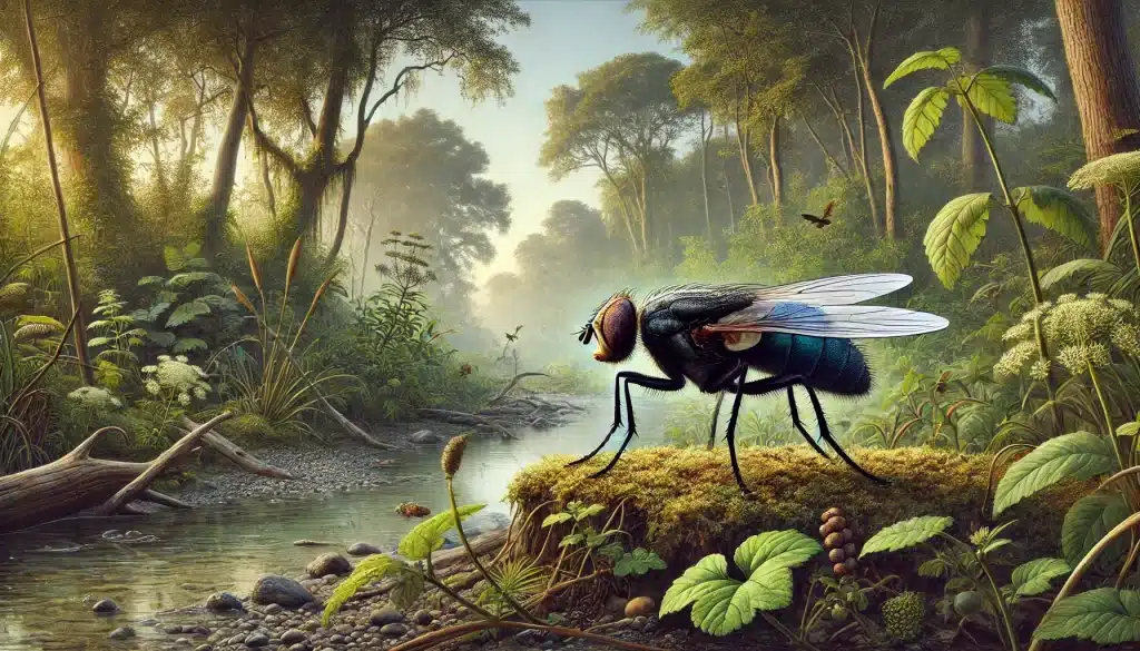 Beet van de bloedzuigende vlieg ‘Blandford fly’