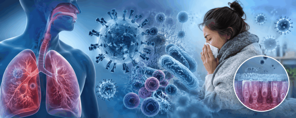 Luchtweginfecties: van verkoudheid en bronchitis tot longontsteking